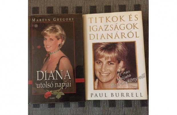 Diana hercegnő : 2 könyv és 1 bookazine rengeteg fotóval