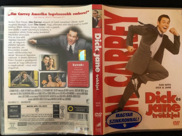 Dick s Jane trkkjei (karcmentes, Jim Carrey, Ta Leoni) DVD