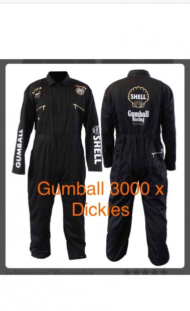 Dickies x Gumball 3000 "autszerel" overl racing race 