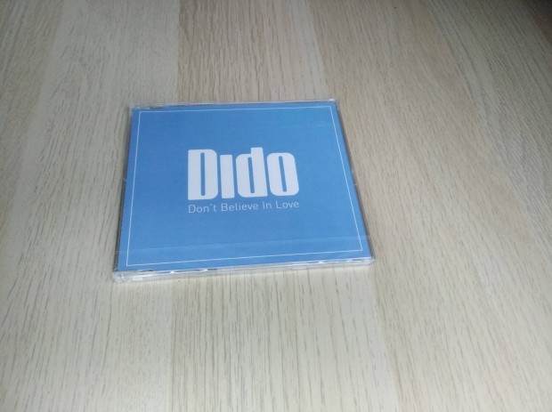 Dido - Don't Believe In Love / Single CD (Bontatlan)