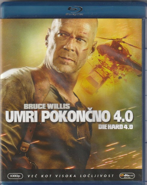 Die Hard 4.0 - Legdrgbb az leted Blu-Ray (Bruce Willis)