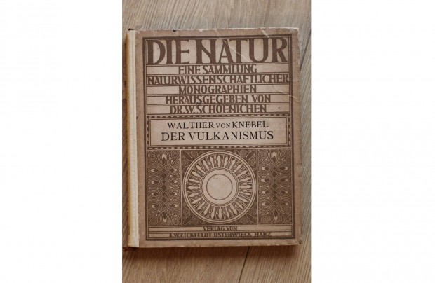 Die Natur vulknok vulkn fldrajzi antik jugendstil knyv