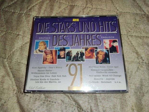 Die Stars Und Hits Der Jahres '91 (2CD)(Roxette,Scorpions,Chris Rea)