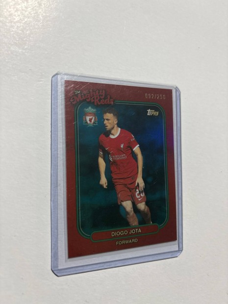 Diego Jota szmozott Insert Liverpool focis krtya