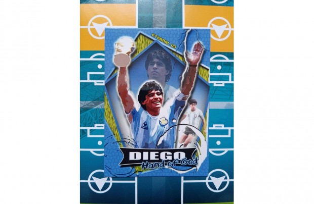 Diego Maradona (Argentna) szurkoli focis krtya