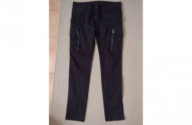 Diesel 34 fekete zsebes nadrg, derk 46, hossz 107, slim