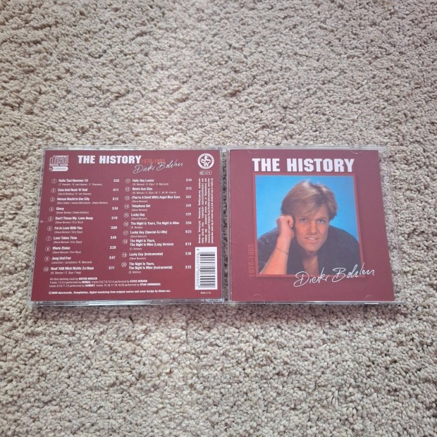 Dieter Bohlen - The History 1978-1985 Cd