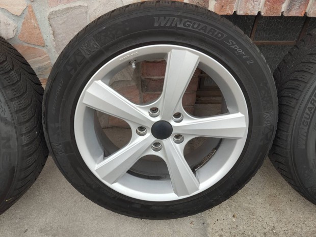 Diewe Bellina felni, 5x114.3, 7x17, et44, 67.1 + Nexen 215/55 r17 téli