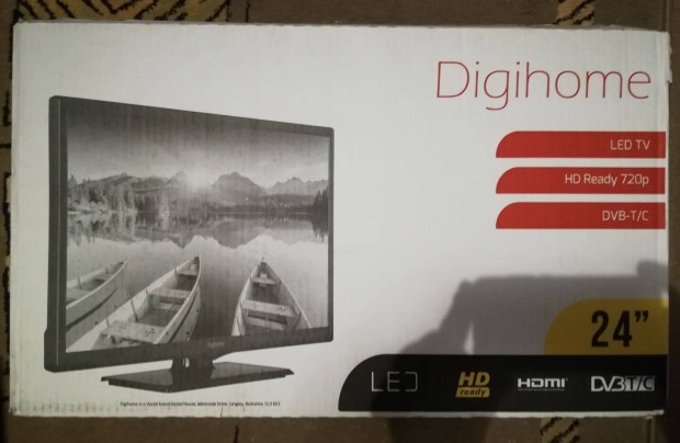 Digihome (Telefunken) 24" (61 cm) Led tv, monitor. j, dobozban