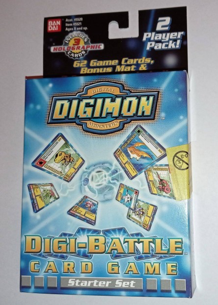 Digimon Digi-Battle Card Game Starter Set (62 db krtya)
