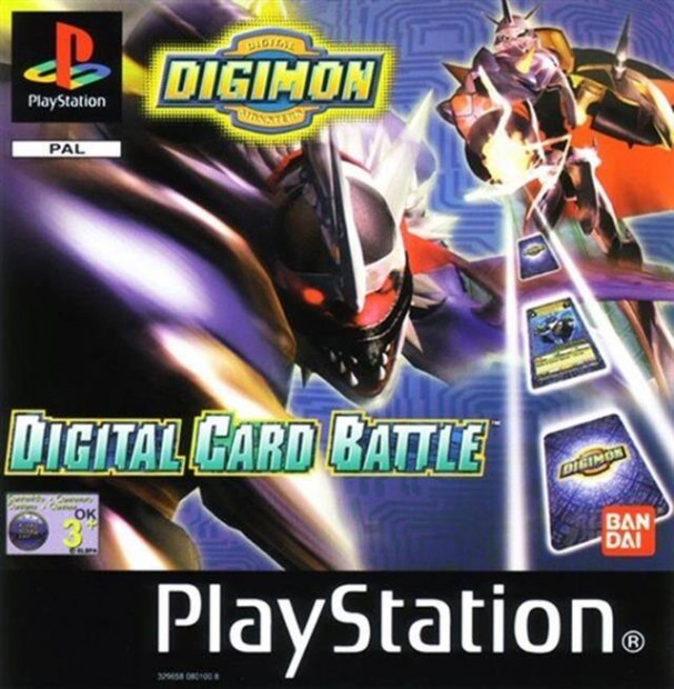 Digimon Digital Card Battle, Boxed eredeti Playstation 1 jtk