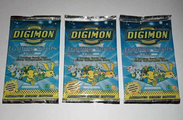 Digimon Trading Cards Series 2 bontatlan krtya csomagok
