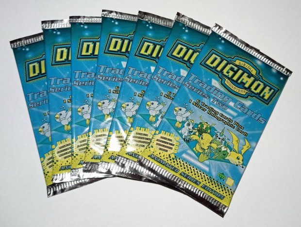 Digimon Trading Cards Series 2 bontatlan krtya csomagok