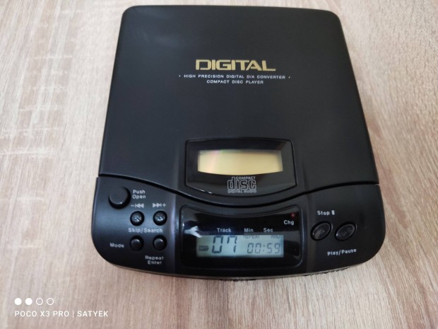Digital CD-302 típusú discman ,cd walkman , cd lejátszó