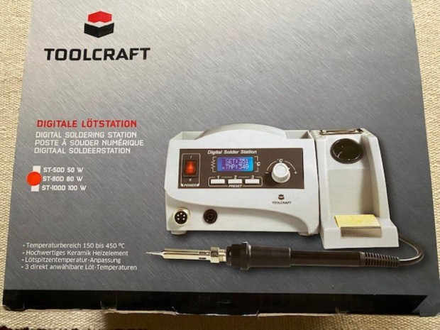 Digital Solder Station - Toolcraft ST-800 s Elektronikai kezdkszlet