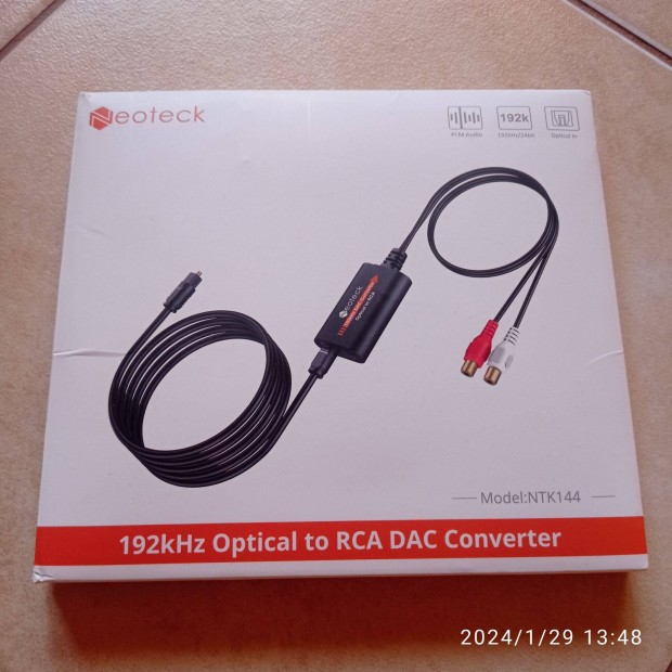 Digital to Audio konverter, DAC talakt (optikai jelbl analg jel)