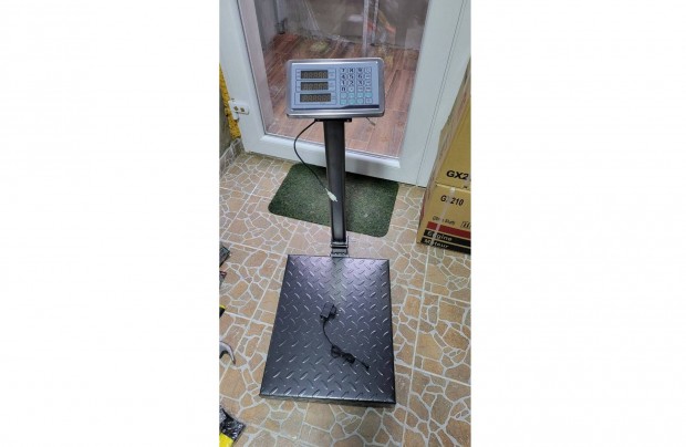 Digitlis LCD kijelzs oszlopos sszecsukhat mrleg 300kg