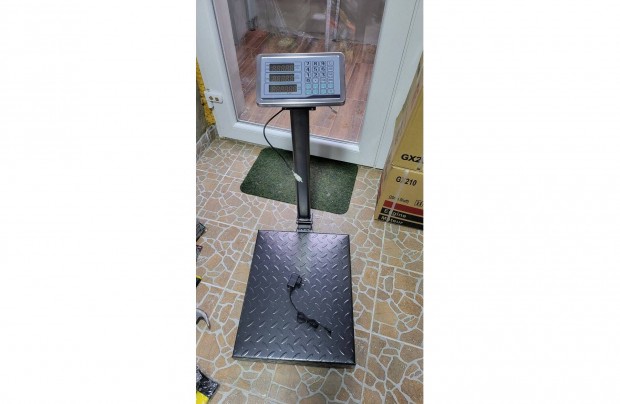 Digitlis LCD kijelzs oszlopos sszecsukhat mrleg 300kg