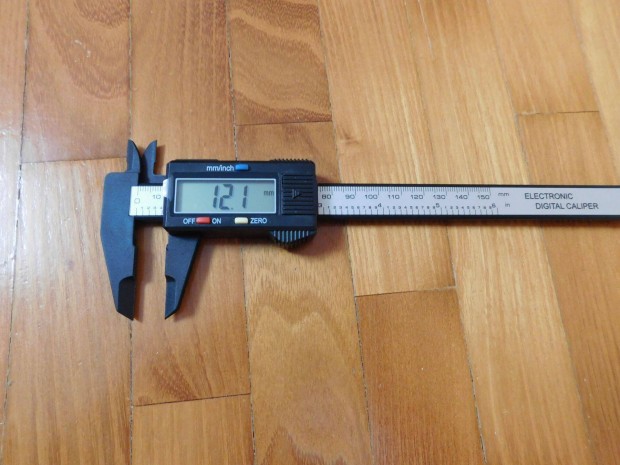 Digitális LCD kijelzős tolómérő subler, max. 155 mm-ig mér, új termék