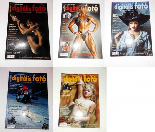 Digitlis fotmagazin 5 db