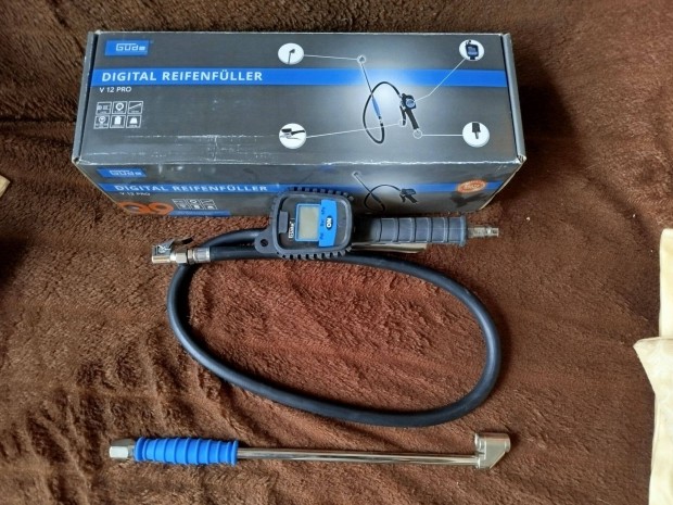 Digitális gumiabroncs felfújó Güde V 12 Pro