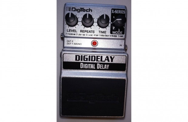 Digitech Digidelay X-series digitlis gitr visszhang pedl