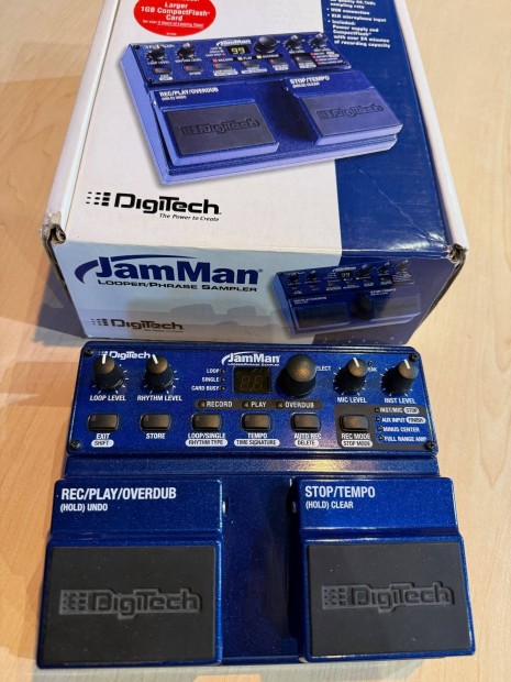 Digitech Jamman looper/phraser elektromos gitr pedl