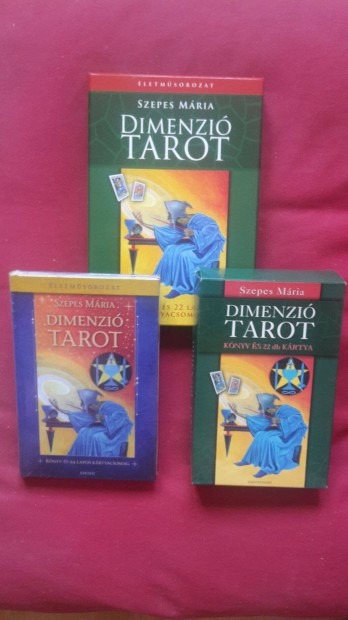 Dimenzi Tarot krtyagyjtemny 3 klnbz kiads elad Szepes Mria