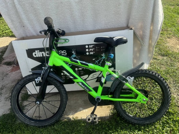 Dino Bikes - Gyerek Bicikli 14" 414UZ - Zld