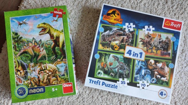 Dinoszauruszok puzzle, Jurassic World, 2 db/3000 Ft