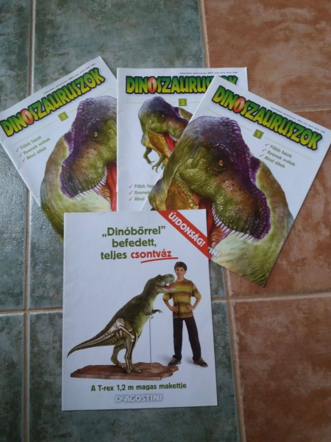 Dinoszauruszok jsg, 3 db