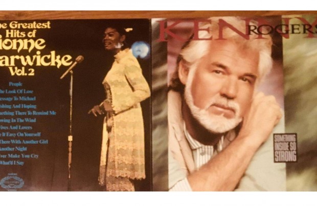 Dionne Warwicke , Kenny Rogers lemezek mind a 2DB lemez kitűnő állapot