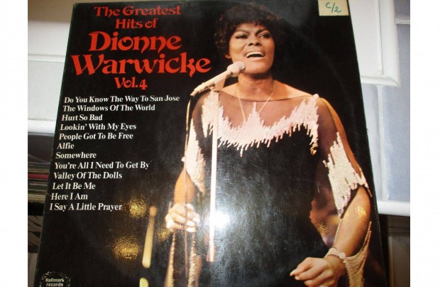 Dionne Warwicke bakelit hanglemez elad