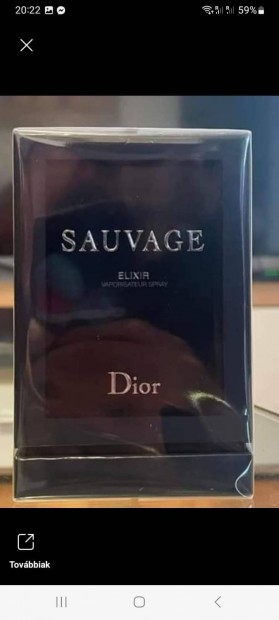 Dior sauvage elixir 60 ml ferfi uj es bontatlan parfum