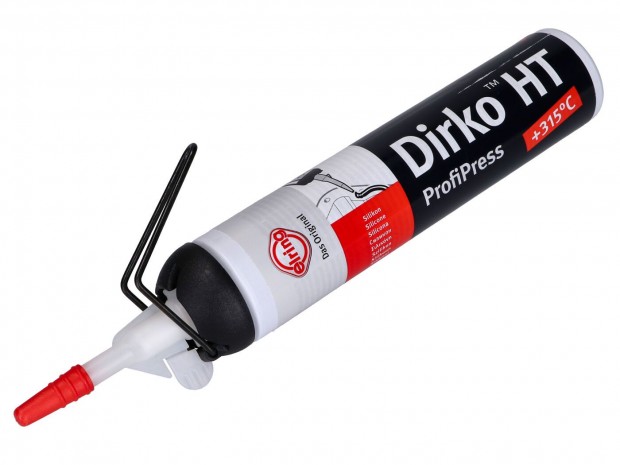 Dirko HT szilikon ProfiPress fekete 315C 200ml