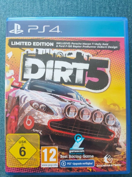 Dirt 5 Playstation 4 Ps4 Ps5 Játék Debrecenben Eladó