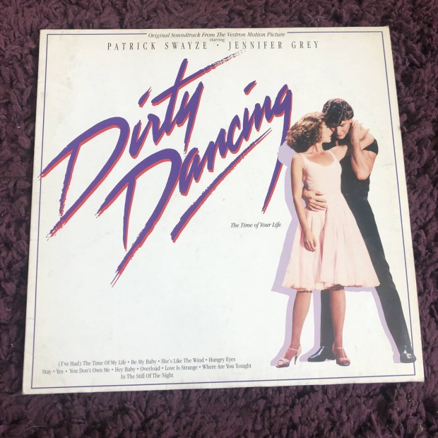 Dirty Dancing filmzene LP, bakelit lemez