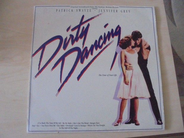 Dirty Dancing retro bakelit nagylemez LP 1987