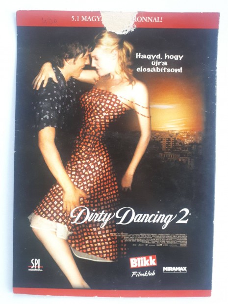 Dirty dancing 2. paprtokos DVD (posta 255 Ft)