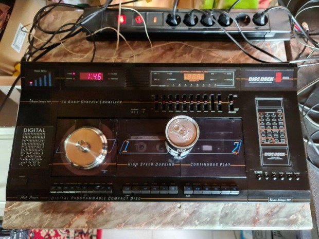 Disc deck series design 707 cd lejátszó magnó deck rádió erősítő hi-fi