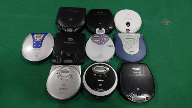 Discman 10 darab egyben