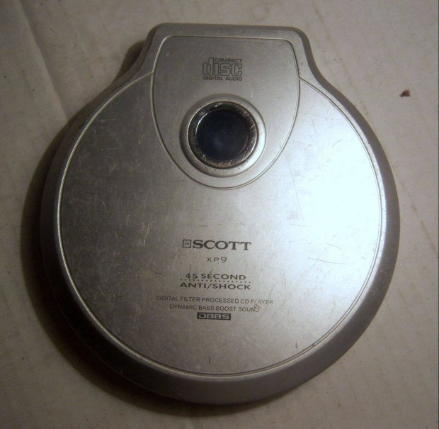 Discman Scott XP9 (hinyos, teszteletlen)