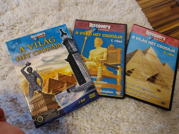 Discovery A világ hét csodája egyiptomi piramisok könyvek 1900Ft/db