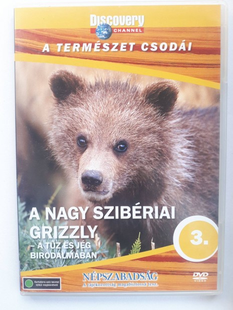 Discovery Channel DVD - A nagy szibriai grizzly (posta 510 Ft)