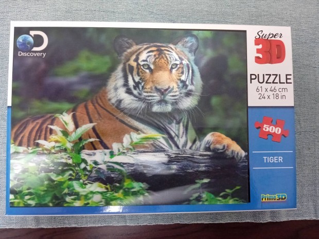 Discovery  3D puzzle 500 db tigris