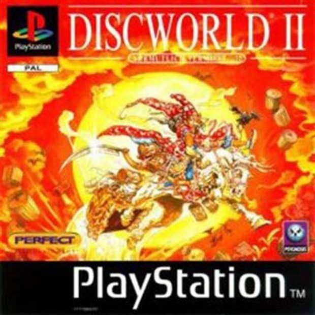 Discworld II Missing Presumed, Mint eredeti Playstation 1 jtk