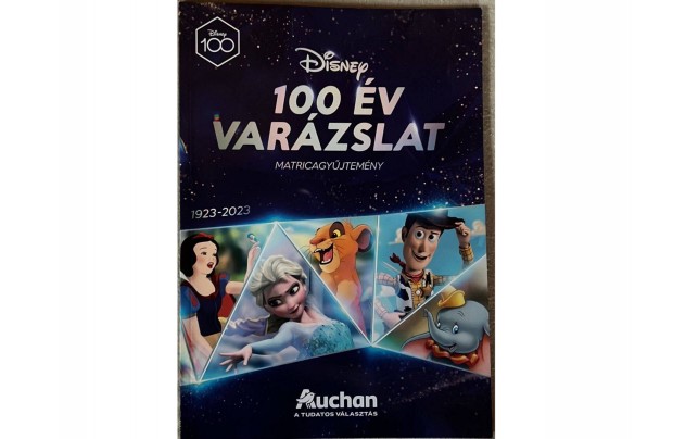 Disney 100 album nem beragasztott teljes matricasorral