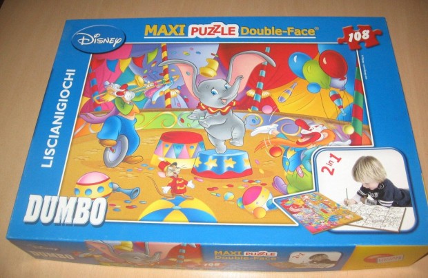 Disney 2 oldalú puzzle