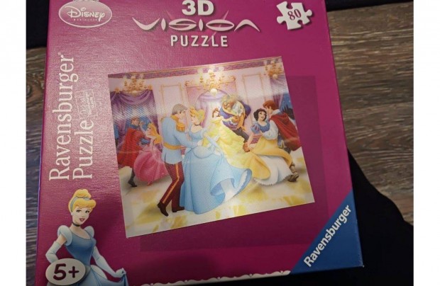 Disney 3D vision puzzle 80db-os