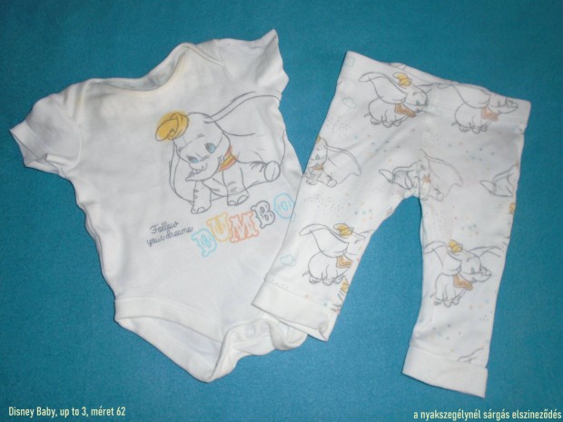 Disney Baby Dumb szett rvid ujj body s nadrg up to 3 (mret 62)